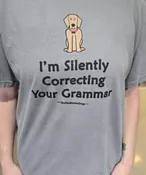 I’m Silently Correcting Your Grammar (Unisex, Short Sleeve)