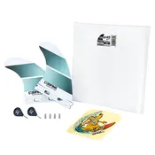 3D Futures Dimpster SM 3.6" Twin Fin Set - Horizon Mono | CLOSEOUT!