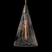 Hyphae Cone Pendant | Custom Glass Sculptural Lighting by Neptune Glassworks, Los Angeles | NEPTUNE GLASSWORKS