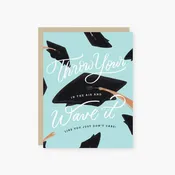 2021 Co X Holiday Junkie Throw Your Cap Graduation Card