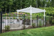 Guardian DR Heritage Series - Fence Panel - 4½' x 6' Drop Rail Heritage  (1"x1" Square Rails, 3/4"x3/4" Pickets, 2"x2" Posts)