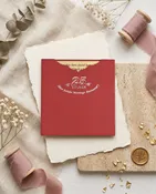 25th Anniversary Custom Invitation Card | 25th Anniversary Milestone Celebration Custom Invitation Card AMSO-296