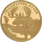 2025 1/4 oz Gold Yellowstone Moose Coin