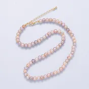 24K GF Pink Freshwater Pearl