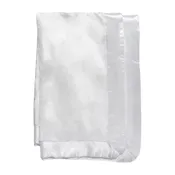 Satin Trim Tahoe Microfleece Baby Blanket