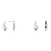 0.24 CTW Round Diamond Three Stone Earrings