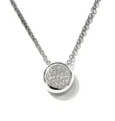 18K Garavelli .21ct Diamond Necklace