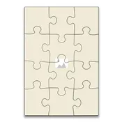 10x7 Vertical Puzzle - 12pc