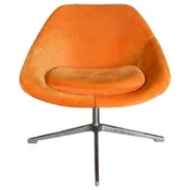 Allermuir Open A640 Swivel Chair (Orange)
