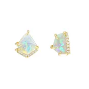 Above the Fold Australian Opal Earrings