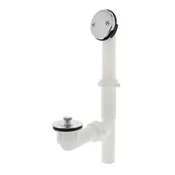 1 1/2″ Chrome Plated PVC Lift & Turn Tub Waste