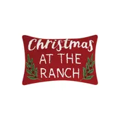 Christmas At The Ranch Hook Pillow