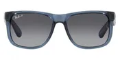 A110 RAY-BAN JUSTIN RB4165 6596T3 55 TRANSPARENT BLUE / GRAY GRADIENT
