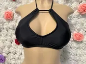 SALE Kylie Halter Top Solid Black