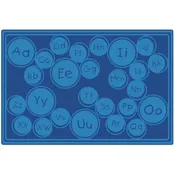 Alphabet Bubbles Classroom Rug