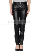 Biker Style Leather Pants