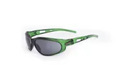 01-40 Curv Crystal Green Sunglasses with Smoke Lens
