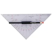 #101 Protractor Triangle with Handle