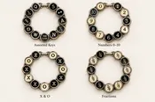 Authentic Typewriter Key Bracelet