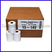 2 1/4" x 80' Thermal Credit Card Paper Rolls