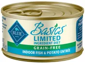 Blue Buffalo Basics Grain Free Fish Cat Can 3oz — Fluegel's Lawn, Garden & Pet Supply