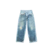 Acne Studios Trompe L'oeil Jeans 1981 Mid Blue