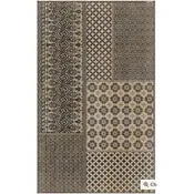 Adriel Brown/Black Vinyl Rug
