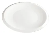 10-1/4″Dia. Porcelain Round Platter, Creamy White, 12 pcs/case