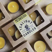 100% Beeswax Tealights - Set of 6