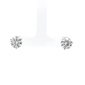 4.00 TCW Lab-Grown Diamond Martini Screwback Stud Earrings