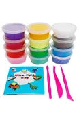 12-Color Magic Polymer Clay Mini Cup Sculpting Tool DIY Kit