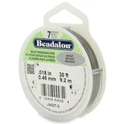 0.018" Bright 7 Strand Beadalon Wire (30ft)