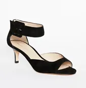 The Ankle Strap Sandal in Black