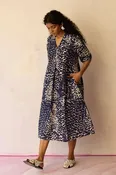 Abstract Dapple Midi Dress