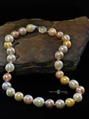 Dyed Pearl Necklace