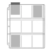 Century Vinyl Photo Pages, Holds 18 - 2-1/2" x 3-1/2" (25/pk)