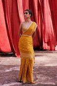 Bahi Handcrafted Bandhani Silk Saree