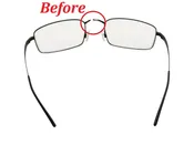 Bridge Weld – Flexon – Titanium Glasses -Silver-Tube