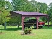 20’x25’x9′ Vertical Roof Carport