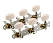 Allparts 3x3 Plank Tuning Keys Nickel