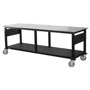 Flextur Heavy Duty Mobile Workbench, 32 x 96 inch