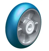 ALBS 160/20K-CO    6″ x 2″Blickle Besthane Polyurethane Tread with Aluminum Wheel CenterLoad Capacity 1210 lbs Ball Bearing (C)