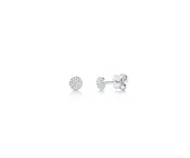 0.07TW Pave Circle Studs