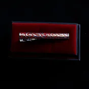 2″ Red & Chrome Classic Tie Bar