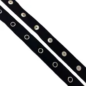 15/ Ligne Snap Tape in Black