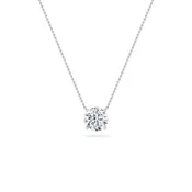 0.5CTW Round Shaped Lab Grown Diamond (F/VS) Necklace in 14K Gold