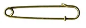 2 1/2″ Gold Skirt Safety Pin (184)