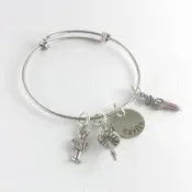 Ballerina Bangle Bracelet — The Silver Diva