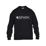 Kids Crewneck with White Logo