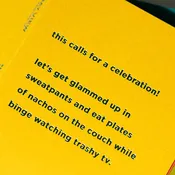 'Calls for a Celebration' Greeting Card
